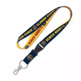   WinCraft - NBA Lanyard w/detachable buckle 1" - Denver Nuggets MC