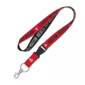   WinCraft - NBA Lanyard w/detachable buckle 1" - Houston Rockets MC