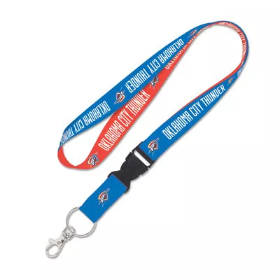 WinCraft - NBA Lanyard w/detachable buckle 1" - Oklahoma City Thunder MC ONE
