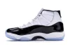 AIR JORDAN 11 RETRO WHITE/BLACK-CONCORD