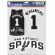 WinCraft - NBA Multi Use 3 Fan Pack Decal Victor Wembanyama San Antonio Spurs MC