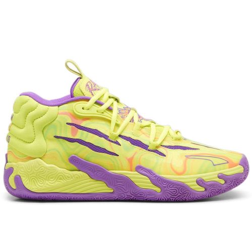 Puma LaMelo Ball MB.03 Spark Safety Yellow-Purple Glimmer
