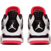 AIR JORDAN 4 RETRO (GS) WHITE/BLACK-BRIGHT CRIMSON