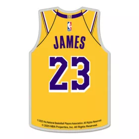   WinCraft - NBA Collector Pin Jewelry Card LeBron James - Los Angeles Lakers MC