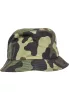 FLEXFIT CAMO BUCKET HAT GREEN CAMOUFLAGE