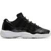 Air Jordan 11 Retro Low (GS) BLACK/WHITE-METALLIC SILVER