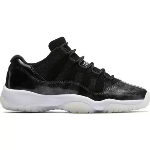 Air Jordan 11 Retro Low (GS) BLACK/WHITE-METALLIC SILVER