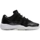 Air Jordan 11 Retro Low (GS) BLACK/WHITE-METALLIC SILVER