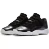 Air Jordan 11 Retro Low (GS) BLACK/WHITE-METALLIC SILVER