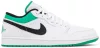 AIR JORDAN 1 LOW WHITE/STADIUM GREEN-BLACK