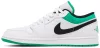 AIR JORDAN 1 LOW WHITE/STADIUM GREEN-BLACK