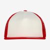 Flexfit Foam Trucker with White Front RED/WHITE/RED