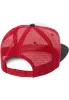 Flexfit Foam Trucker with White Front blk/wht/red