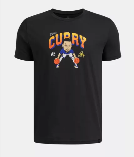 Under Armour Curry Yth Animated Tee Black