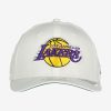 NEW ERA NBA LOS ANGELES LAKERS TEAM LOGO 9FIFTY STRETCH SNAPBACK CAP WHITE