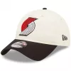 NEW ERA NBA PORTLANT TRAIL BLAZERS DRAFT 9TWENTY STRAPBACK CAP CREAM/BLACK