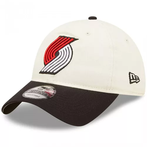 NEW ERA NBA PORTLANT TRAIL BLAZERS DRAFT 9TWENTY STRAPBACK CAP CREAM/BLACK