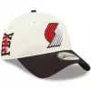 NEW ERA NBA PORTLANT TRAIL BLAZERS DRAFT 9TWENTY STRAPBACK CAP CREAM/BLACK