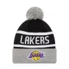 NEW ERA LOS ANGELES LAKERS YOUNG CHYT JAKE CUFF BEANIE GRAY/BLACK