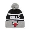 NEW ERA CHICAGO BULLS YOUNG CHYT JAKE CUFF BEANIE GRAY/BLACK