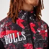 NEW ERA NBA CHICAGO BULLS PANEL TRACK JACKET BLACK