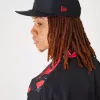 NEW ERA NBA CHICAGO BULLS PANEL TRACK JACKET BLACK