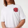 NEW ERA NBA CHICAGO BULLS CHAMPIONSHIP BP OS TEE WHITE/RED