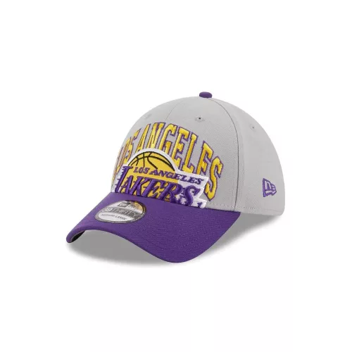 NEW ERA 3930 NBATO 23 LOS ANGELES LAKERS GREY/PURPLE