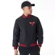 New Era NBA Script Chicago Bulls Bomber Jacket Black