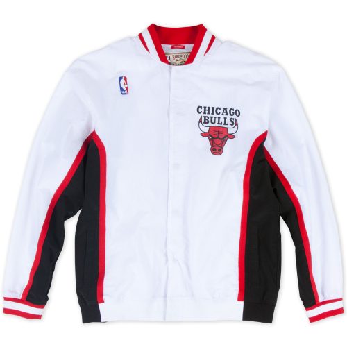 Mitchell & Ness NBA Authentic Warm Up Jacket 92-93 Chicago Bulls WHITE