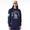 New Era MLB Los Angeles Dodgers World Series Oversized Fleece Top Navy