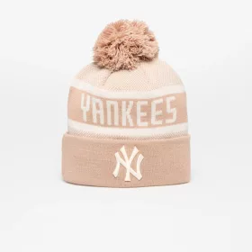 New Era MLB New York Yankees Jake Cuff Beanie Beige