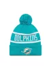New Era OTC NFL Jake Miami Dolphins Knit Beanie Turquoise