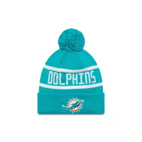 New Era OTC NFL Jake Miami Dolphins Knit Beanie Turquoise