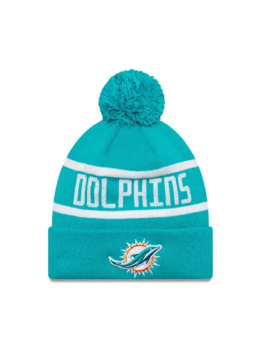 New Era OTC NFL Jake Miami Dolphins Knit Beanie Turquoise