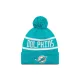 New Era OTC NFL Jake Miami Dolphins Knit Beanie Turquoise ONE