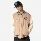 New Era NBA Brooklyn Nets Varsity College Jacket Beige