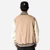 New Era NBA Brooklyn Nets Varsity College Jacket Beige M