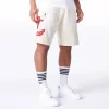 New Era NBA Chicago Bulls Bubble Script Shorts Light Beige XL