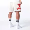New Era NBA Chicago Bulls Bubble Script Shorts Light Beige XL
