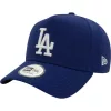 New Era MLB Los Angeles Dodgers Patch 9FORTY Eframe Cap Dark Royal/ White