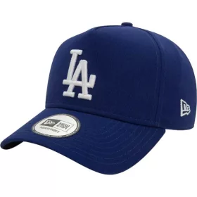  New Era MLB Los Angeles Dodgers Patch 9FORTY Eframe Cap Dark Royal/ White