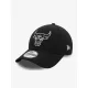 New Era 940 NBA Metallic Outline 9FORTY Chicago Bulls Cap Black