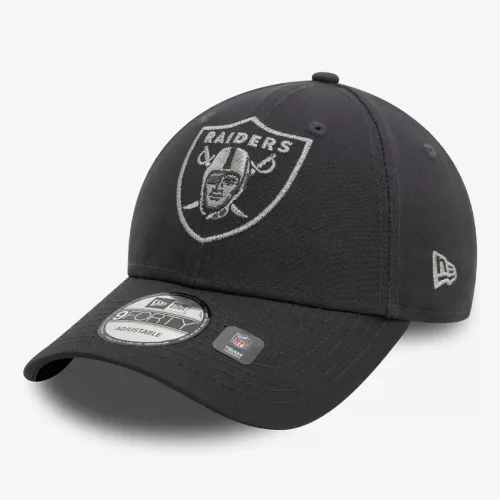 New Era 940 NFL Metallic Outline 9FORTY Las Vegas Raiders Grey ONE