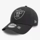 New Era 940 NFL Metallic Outline 9FORTY Las Vegas Raiders Grey
