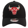 New Era 940 NBA Metallic 9FORTY Chicago Bulls Cap Black