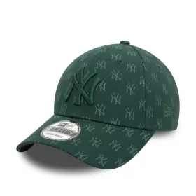   New Era MLB New York Yankees Team Monogram 9FORTY Adjustable Cap Dark Green