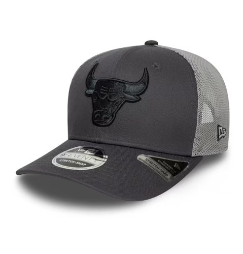 New Era NBA Chicago Bulls 9SEVENTY Stretch Snap Adjustable Cap Dark Grey