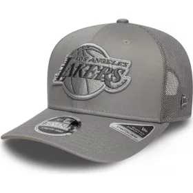   New Era NBA Los Angeles Lakers 9SEVENTY Stretch Snap Adjustable Cap Grey