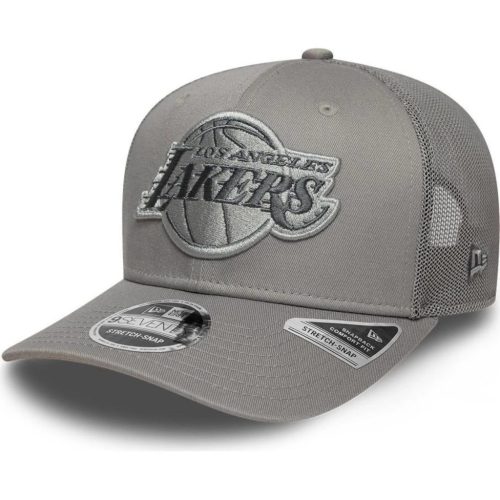 New Era NBA Los Angeles Lakers 9SEVENTY Stretch Snap Adjustable Cap Grey